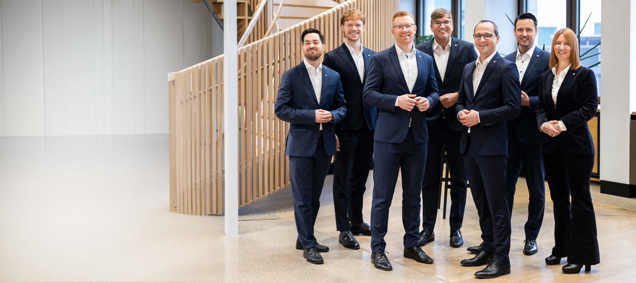 Gruppenbild vom Private Banking Team der Evangelischen Bank.